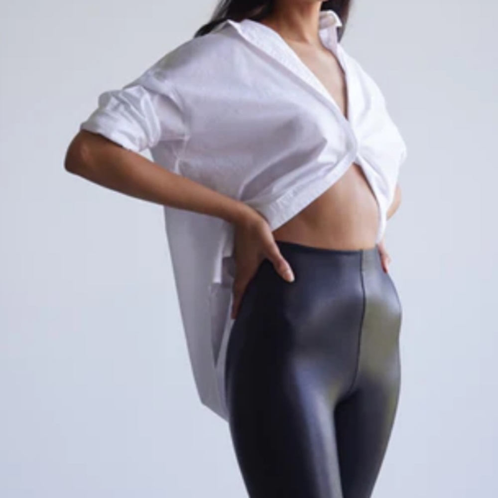 Commando Perfect Control Faux Leather Legging sz M